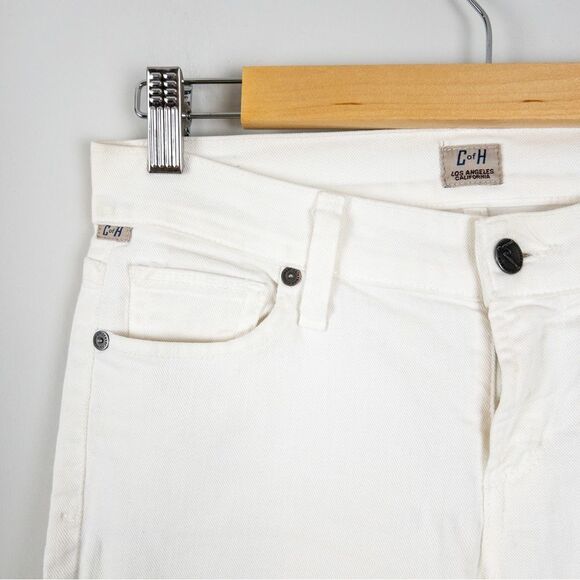 Citizens of Humanity Ava Low Rise Straight Leg Jeans in Santorini Size 25 White - Picture 8 of 14